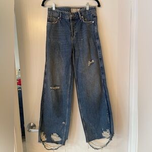 Free People Wide Leg Jeans